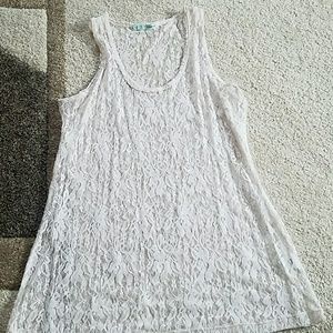 Maurices lace tank top